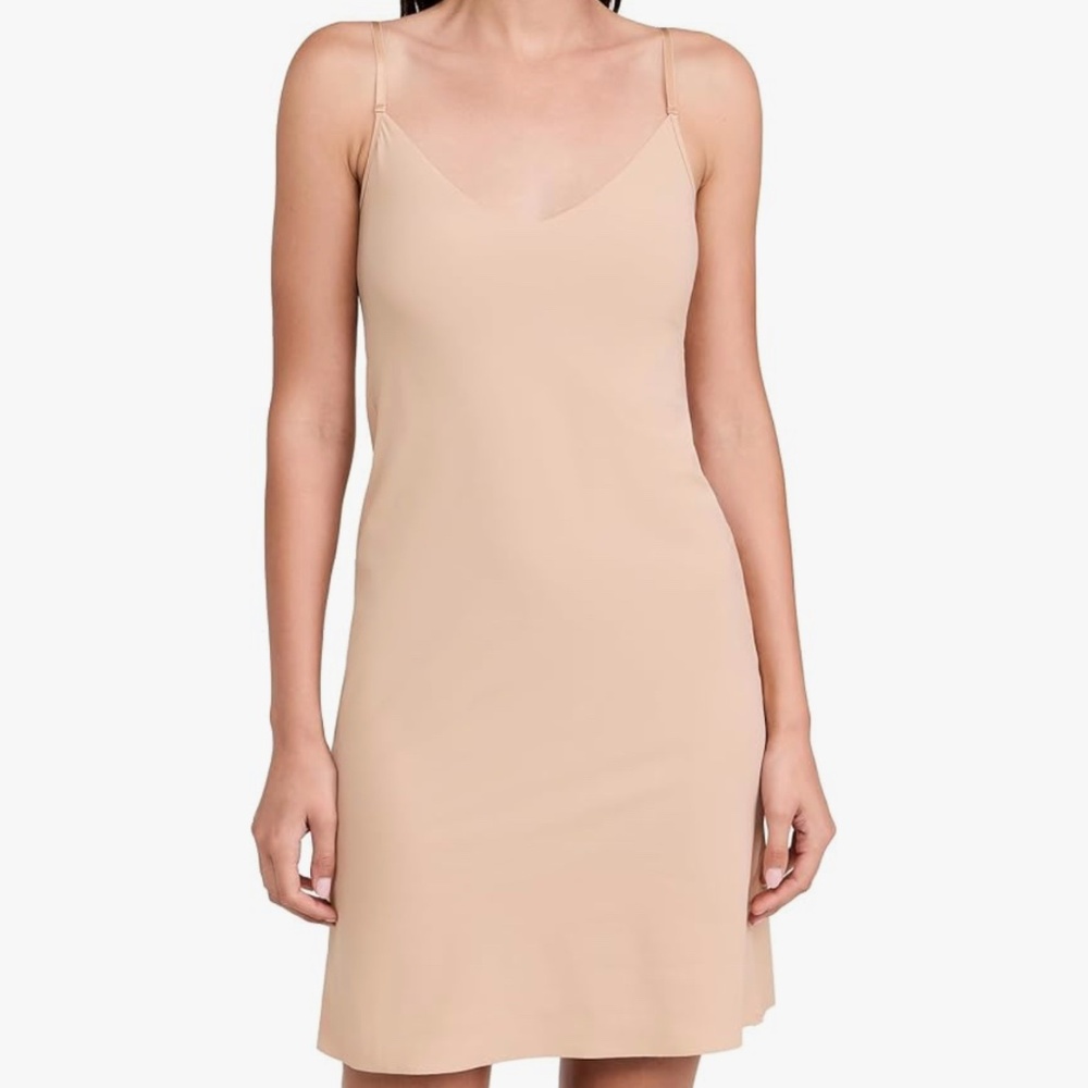 Commando classic tailored slip, M/L, New with tags (Beige slip dress)
